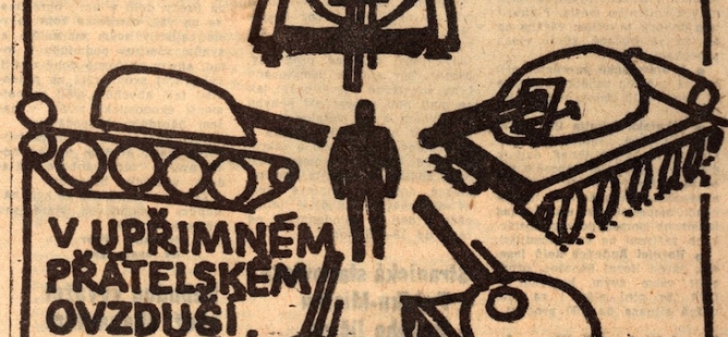 vpád vojsk Varšavskej zmluvy vpád vojsk Varšavskej zmluvy kresba
